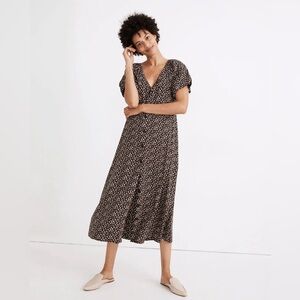 Madewell Floral Midi Dress